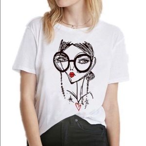 NEW “Luv my Glassess” white tshirt